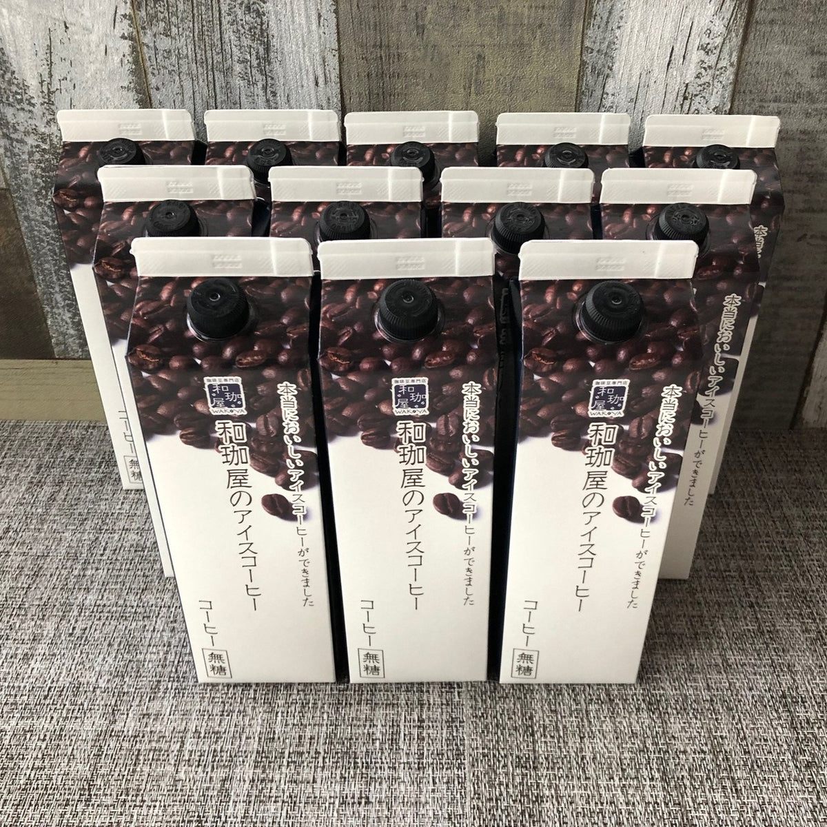 和珈屋のアイスコーヒー 無糖 24本セット アイスコーヒー リキッド（無糖）1,000ml