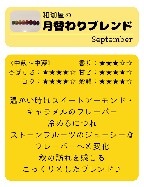Wakoya's monthly blend